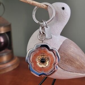 Coach 30711 Tea Rose Spinning Bag Charm